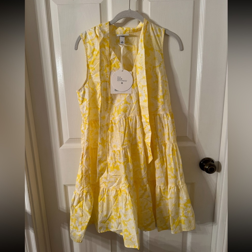 Target x Lisa Marie Fernandez Yellow Floral Sundress Size XS NWT